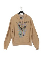 Ed Hardy Men's Hoodie M Tan