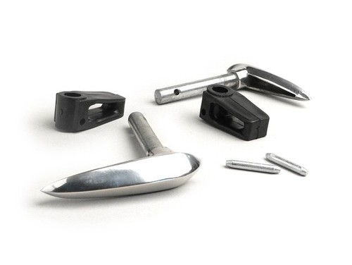 Lambretta side panel handle - side,