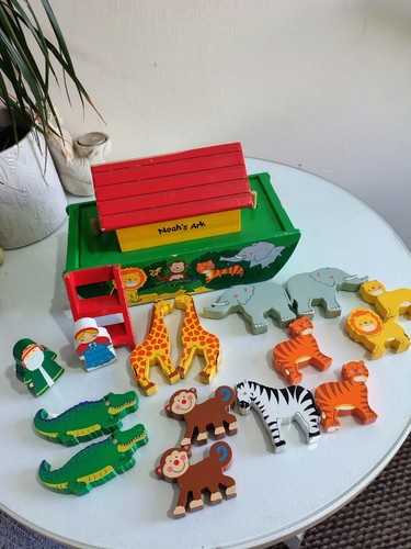 Wooden noah ark playset - noah's,