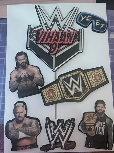 Cake decoration set wwe - decoration,