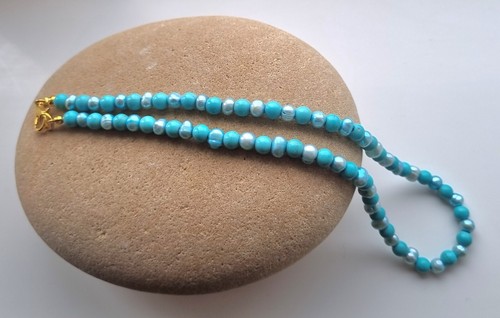 Handmade howlite turquoise - howlite, &