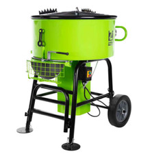 Zipper Forced Action Mixer ZWM120 120L 1100W Concrete Resin Paddle 240V