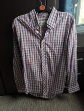 Jump The Gun Purple White Buttoned Shirt Medium - #mod #jumpthegun #weller