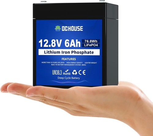 Dchouse 12v 6ah - dchouse, lifepo4