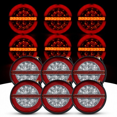 6xsmoked hamburger led tail - led,