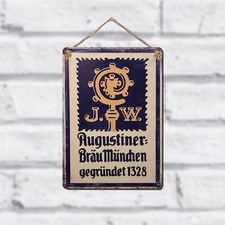 Metal wall sign - sign, j.w