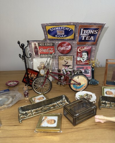 Vintage dollhouse miniatures - vintage,