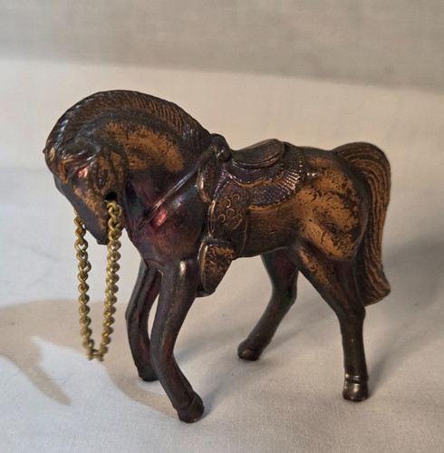 Vtg miniature heavy cast metal - heavy,