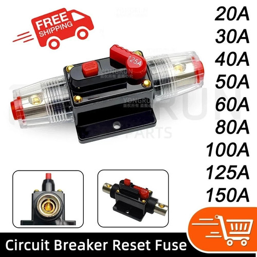 20a 150amp trip car - dc,