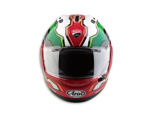 Ducati helmet corse - helmet, flag