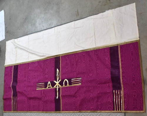 Used purple altar frontal - purple,