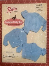 BABY JACKET CARDIGAN 3 DESIGNS