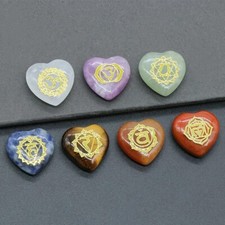 Full Set 7 Heart Chakra Stones