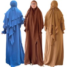 2PCS Overhead Khimar Abaya