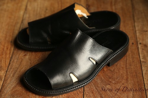 Bally black leather sandals - bally,