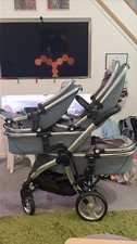 Egg double pushchair - egg, cones
