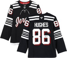 Jack Hughes New Jersey Devils Signed Black Alternate Fanatics Premium Jersey