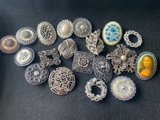 Job lot vintage scarf clips