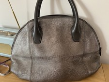 Lovely Metallic Bronze Colour Tote Shoulder Bag By Jigsaw