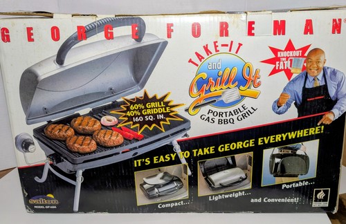 George foreman portable gas - george,