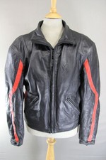 DAINESE BLACK & RED LEATHER
