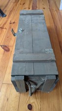 Wooden Military Box Ammo
