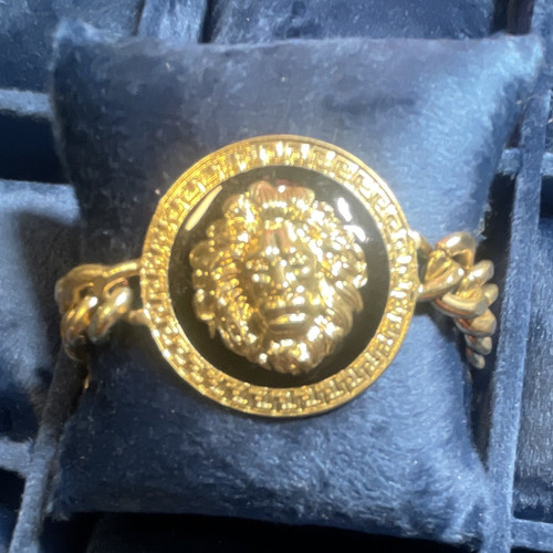 Gold tone curb - link, chain