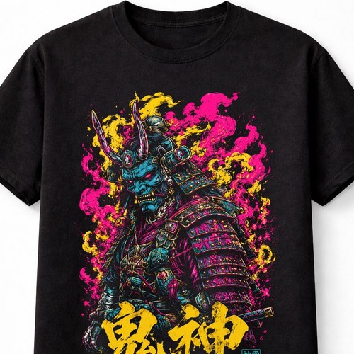 Demon samurai oni - samurai, mask