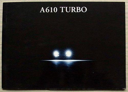 Renault a610 turbo - renault,