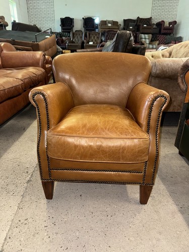 Tan real leather professor tub - real,