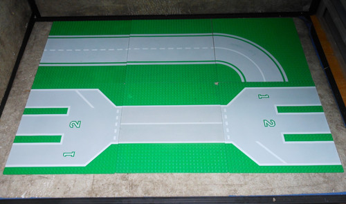 Vintage lego road green - vintage, base