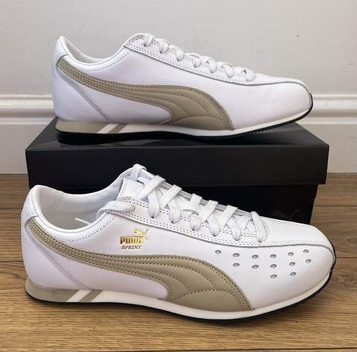 Puma sprint white - white, putty