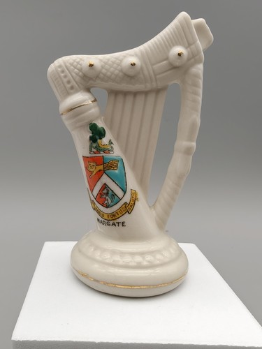 China crested ware irish harp - ware,,