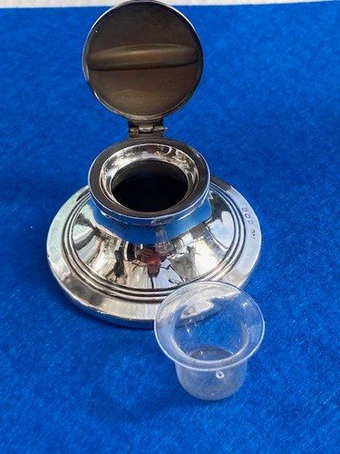 Antique solid silver capstan - solid,