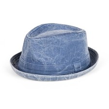 Mens Cotton Pork Pie Hat