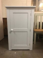 Buckingham 1 Door All Painted Linen/ Storage Cupboard- F&B All White- Hand Made