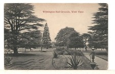 1908 PC: Wilmington Hall Grounds - West View  Wilmington, Dartford, Kent England