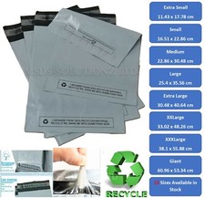Strong Grey Self Seal Poly Postal Mailing Bags Quality Plastic Postage Mailers