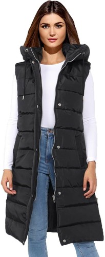 Long gilet sleeveless - long,