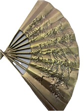 BRASS FAN ORIENTAL WALL ART