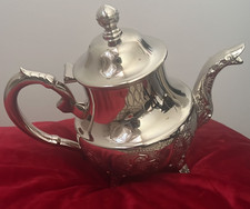 Moroccan Tea Pot, Silver
