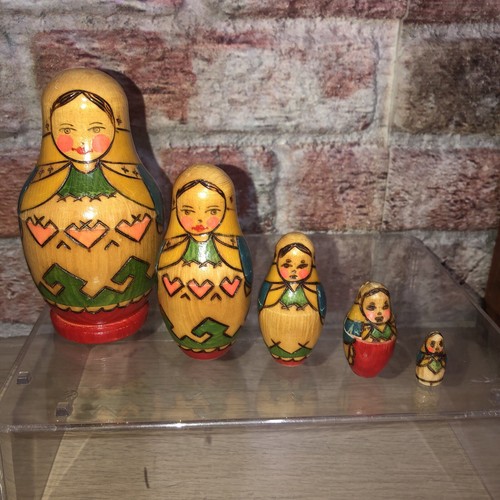 Russian nesting dolls vintage - russian,