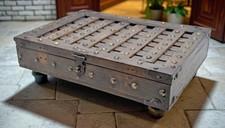 Antique Wooden Storage Chest