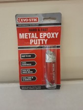 EVO-STIK 30812349 Hard & Fast Metal Epoxy Putty 50g EVOCRHFM