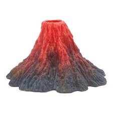 Aquarium Volcano Ornament