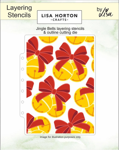 Jingle bells layering stencils - jingle,