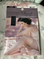 M&S SMOOTH LACE TOP HOLD UPS
