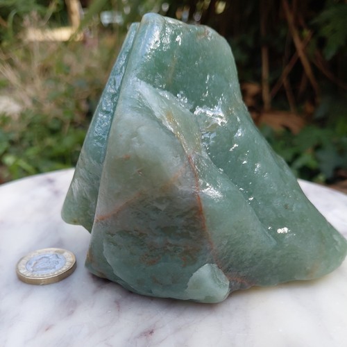 635g green aventurine - 635g, raw