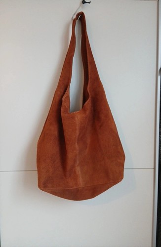 Italian suede hobo - suede,