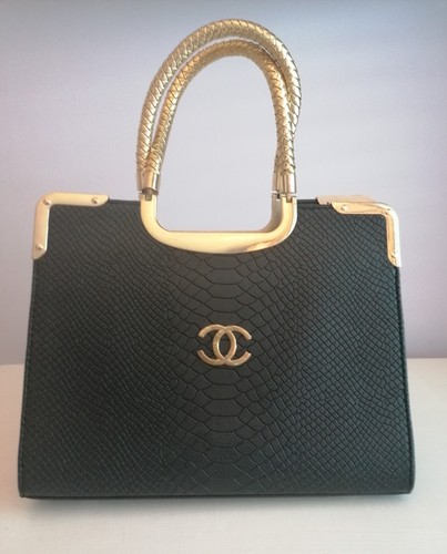 Ladies new black snakeskin - black,